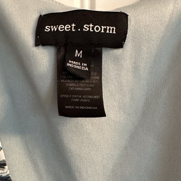 Sweet.Storm Floral SS Dress Size Medium - Picture 2 of 12